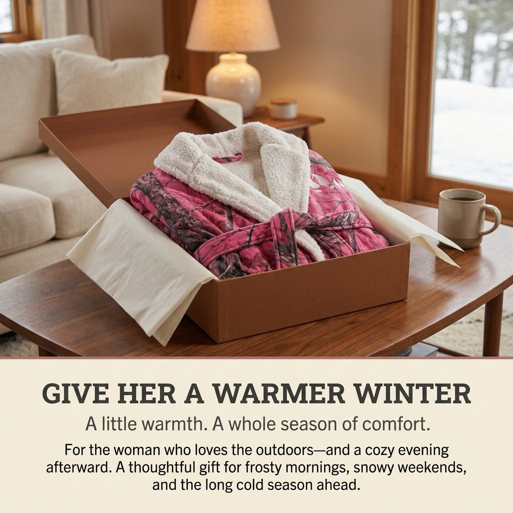 Cozy Camo Heated Robe